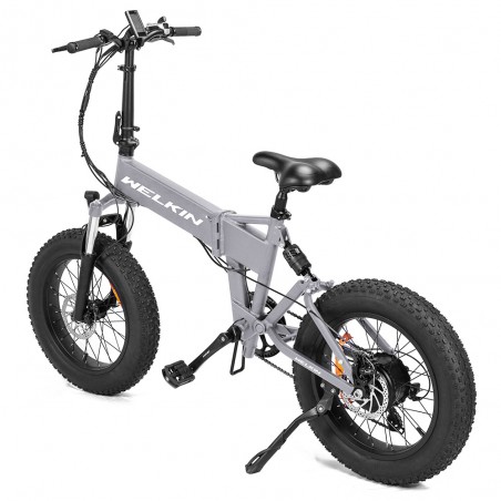 WELKIN WKES001 Electric Snow Bike Silver