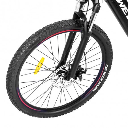 Bicicletă electrică WELKIN WKES002 MTB 350W Negru și Roșu