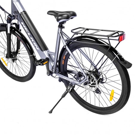 WELKIN WKEM002 Vélo Électrique 27.5 Pouces 250W 25Km/h Vélo de Ville Argent