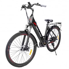 Bicicleta elétrica WELKIN WKEM002 250W 25Km/h bicicleta urbana preta