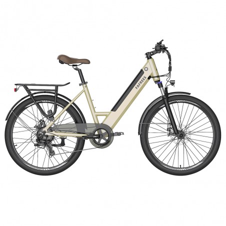 Vélo électrique de ville pas à pas FAFREES F26 Pro 26'' Doré