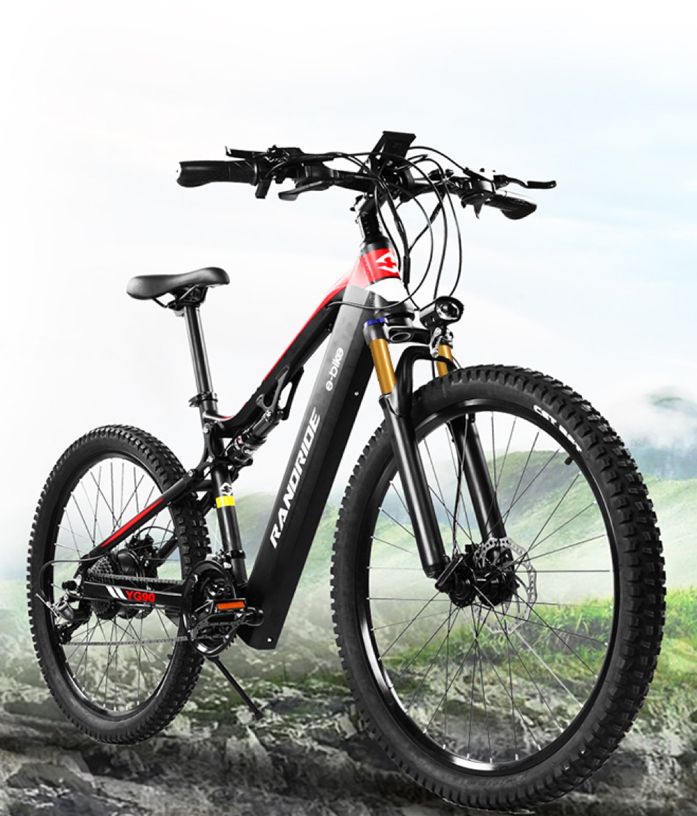 Bicicleta electrica RANDRIDE YG90C 27.5 inch 1000W 48V 17Ah 45Km/H Cu furca hidraulica