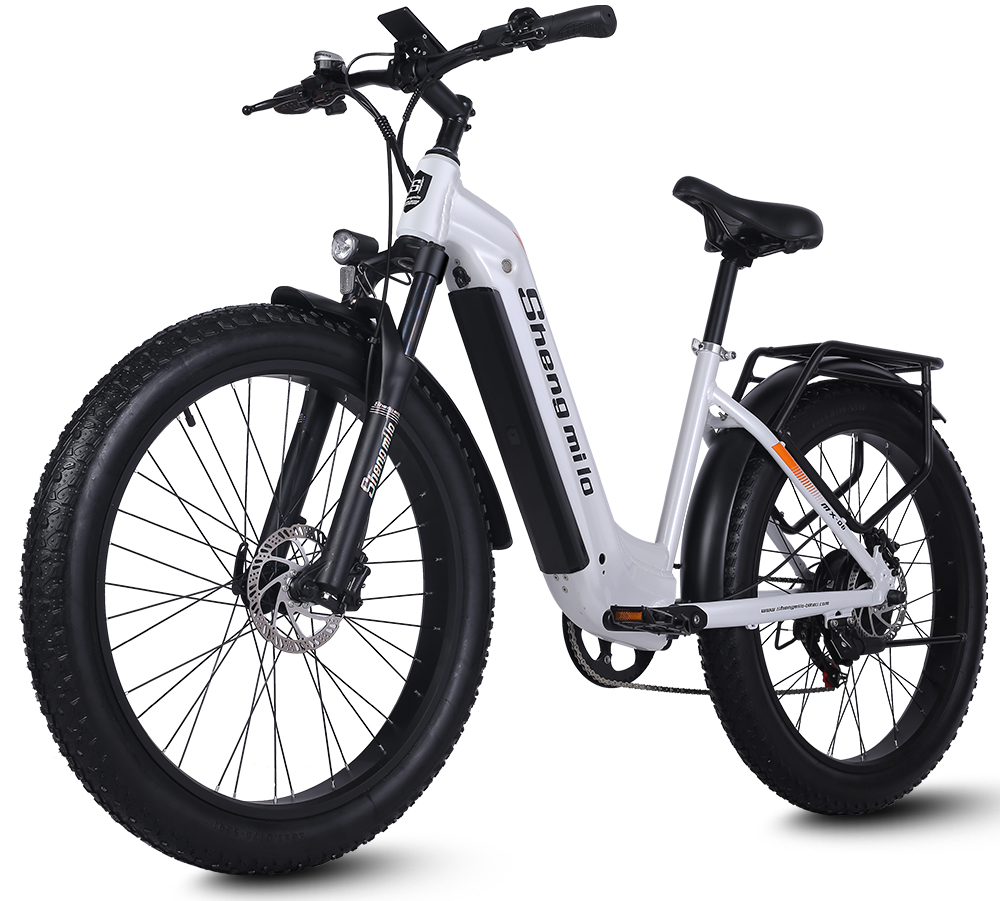 Elektromos kerékpár Shengmilo MX06 fehér 26 hüvelyk 500W 42Km/H 17.5Ah