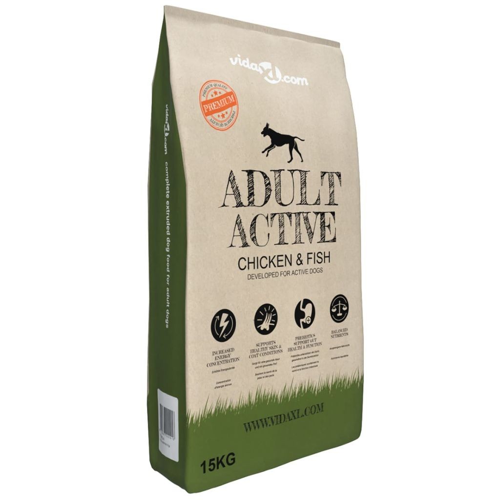Premium dry food for dogs Adult Active Chicken & Fish 2 pcs 30 kg