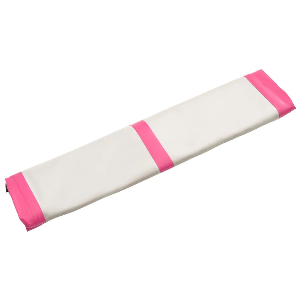 Oppustelig Gymnastikmåtte med pumpe 200x200x20 cm PVC Pink