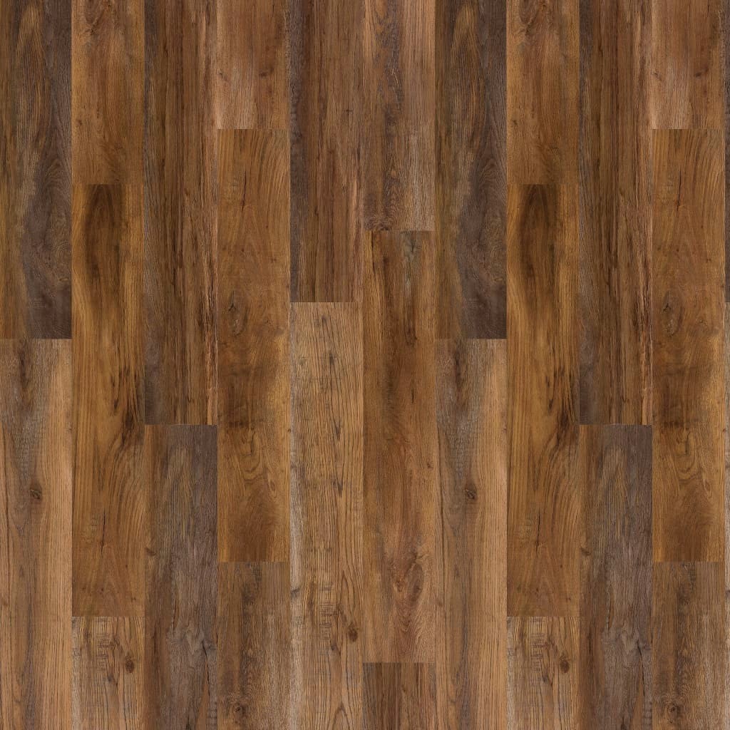 WallArt Tablones con apariencia de madera Roble granero Marrón oscuro