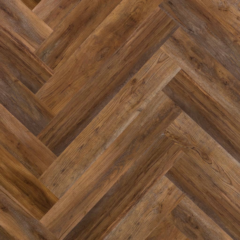 Tavole WallArt effetto legno rovere fienile marrone terra d'ombra