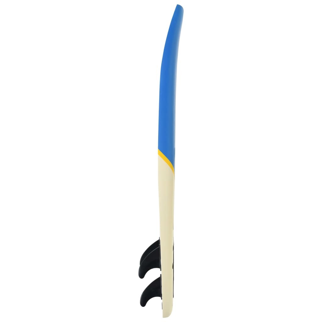 Planche de surf 170 cm Bleu et Crème