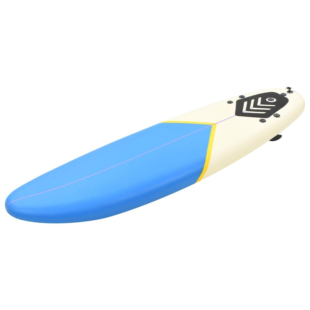 Deska surfingowa 170 cm Niebiesko-kremowa