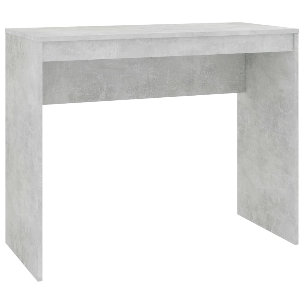 Betonově šedý psací stůl 90x40x72 cm dřevotříska