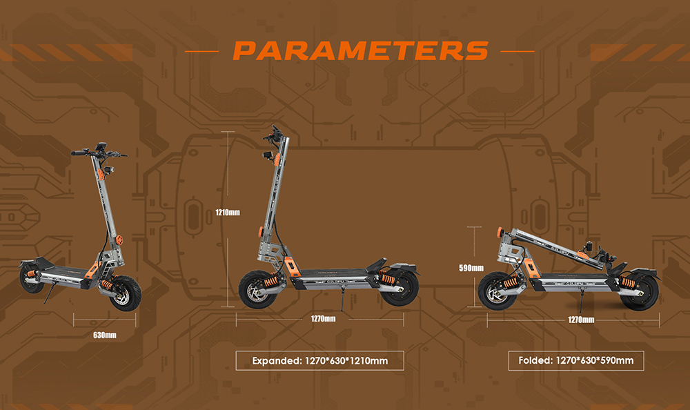 GELEIPU GT EVO el-scooter, 1600 W x 2 motor, 60 V 36 Ah batteri, 11 tommer dæk, maksimal hastighed 86 km/t, rækkevidde 95 km, hydrauliske bremser, hydraulisk fjeder støddæmper