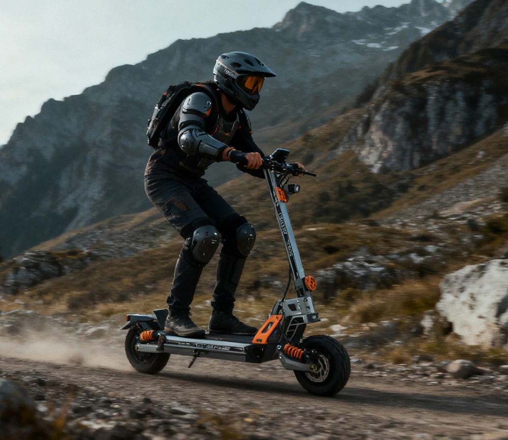 GELEIPU GT EVO el-scooter, 1600 W x 2 motor, 60 V 36 Ah batteri, 11 tommer dæk, maksimal hastighed 86 km/t, rækkevidde 95 km, hydrauliske bremser, hydraulisk fjeder støddæmper