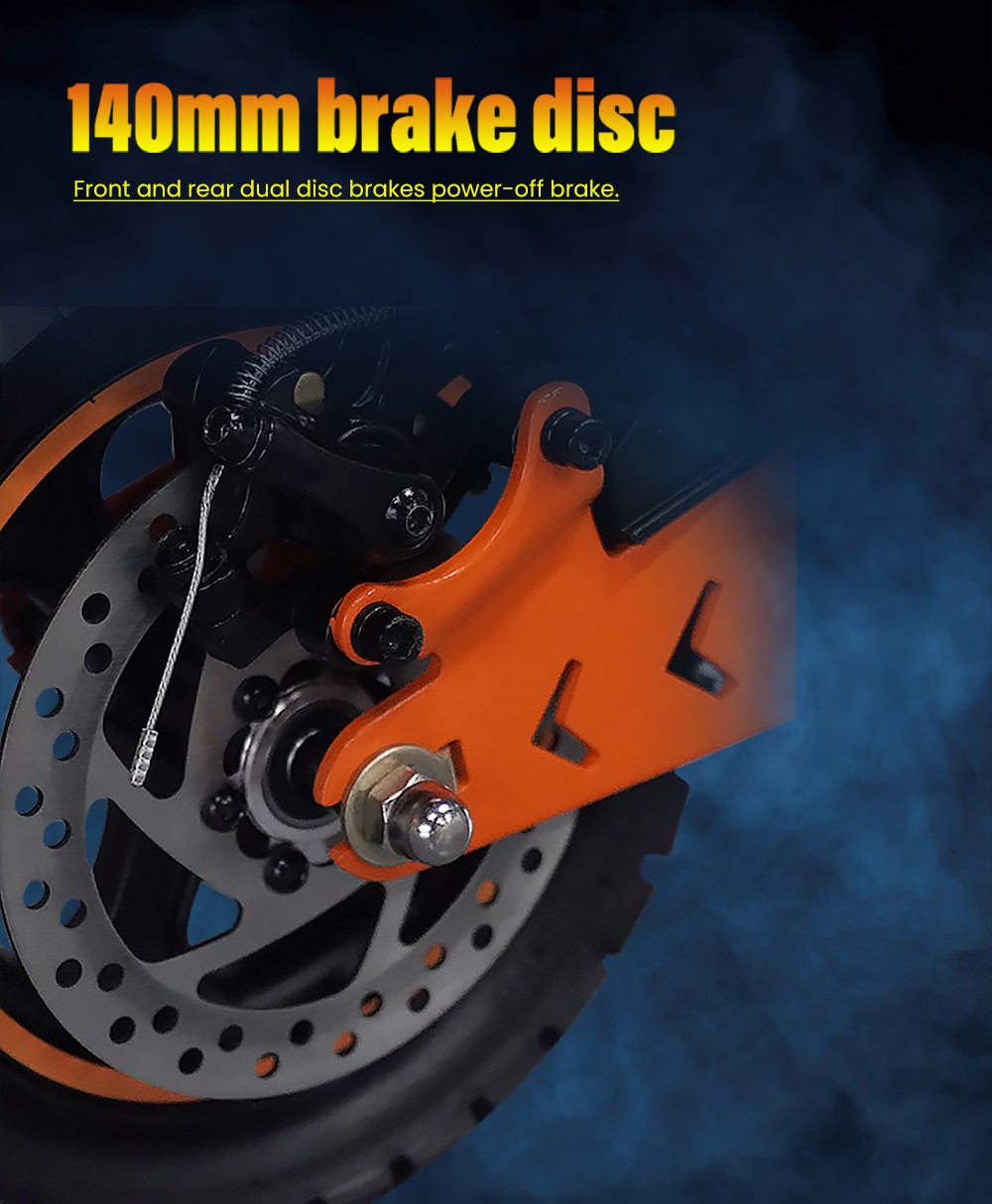 GELEIPU Z1 elektrische scooter, 1200 W motor, 48 V 20 Ah batterij, 10 inch banden, maximale snelheid 60 km / u, bereik 60 km, schijfrem voor en achter, schokdemper met vier schakels