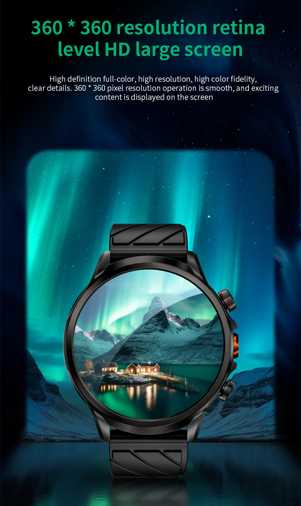 LOKMAT APPLLP 8 Pro Smartwatch, Android 8.1, 1,85'' TFT HD-Bildschirm, 4G-Anrufe, NFC-Zugriff, Herzfrequenz- und Blutsauerstoffüberwachung