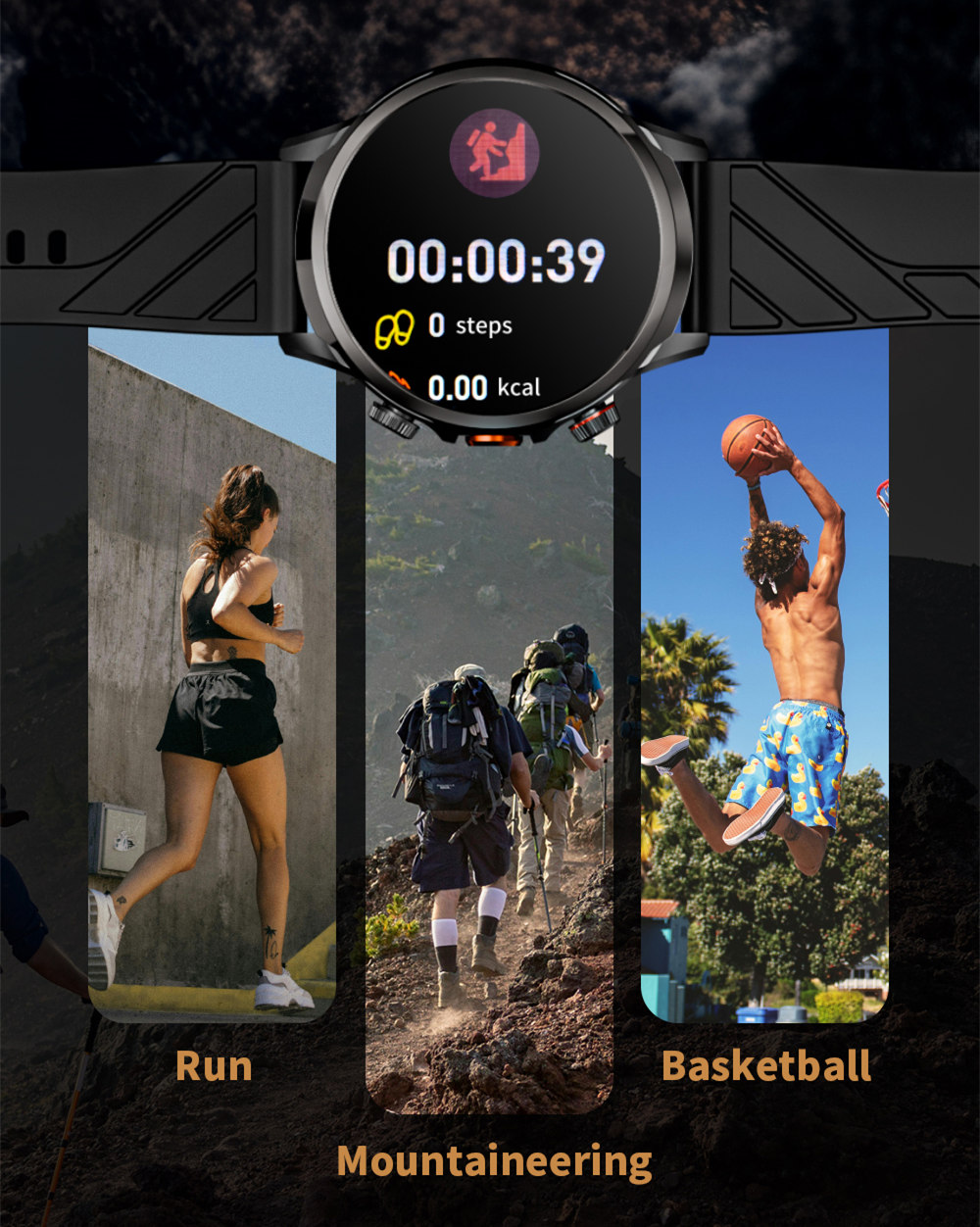 LOKMAT APPLLP 8 Pro Smartwatch, Android 8.1, 1,85'' TFT HD-Bildschirm, 4G-Anrufe, NFC-Zugriff, Herzfrequenz- und Blutsauerstoffüberwachung