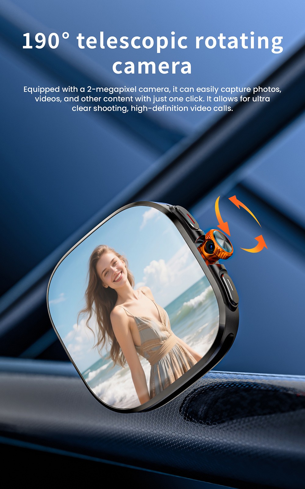 LOKMAT APPLLP 6 MAX Smartwatch, 3 GB RAM, 32 GB ROM, 2,16 Zoll AMOLED-Bildschirm, 4G/5G LTE-kompatibel, GPS-Positionierung