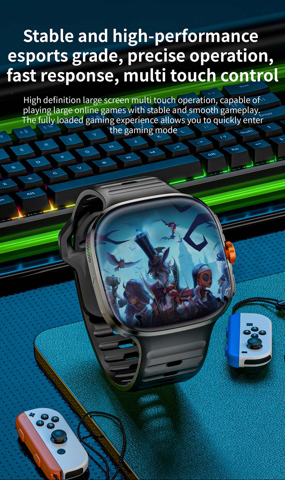 LOKMAT APPLLP 6 MAX Smartwatch, 3 GB RAM, 32 GB ROM, 2,16 Zoll AMOLED-Bildschirm, 4G/5G LTE-kompatibel, GPS-Positionierung