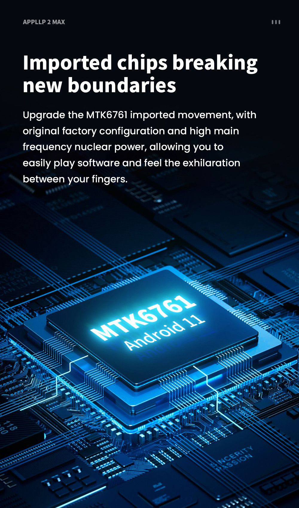 LOKMAT APPLLP 2 MAX Odpinany smartwatch, 4 GB RAM, 64 GB ROM, ekran 2,64 cala, Android 11, kompatybilny z 4G/5G SIM, połączenie Bluetooth, geolokalizacja GPS, bateria 1200 mAh