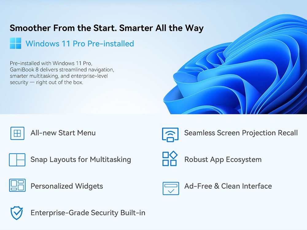 Blackview GamiBook 8 Laptop, 16 inch 1920*1200 screen, AMD Ryzen 7 7735HS, 16GB RAM 512GB SSD, WiFi 6, 57Wh battery, dual speakers, 2*Full Type-C, 2*USB3.2, 1*USB2.0, 1*HDMI, 1*for TF card slot, 1*audio jack