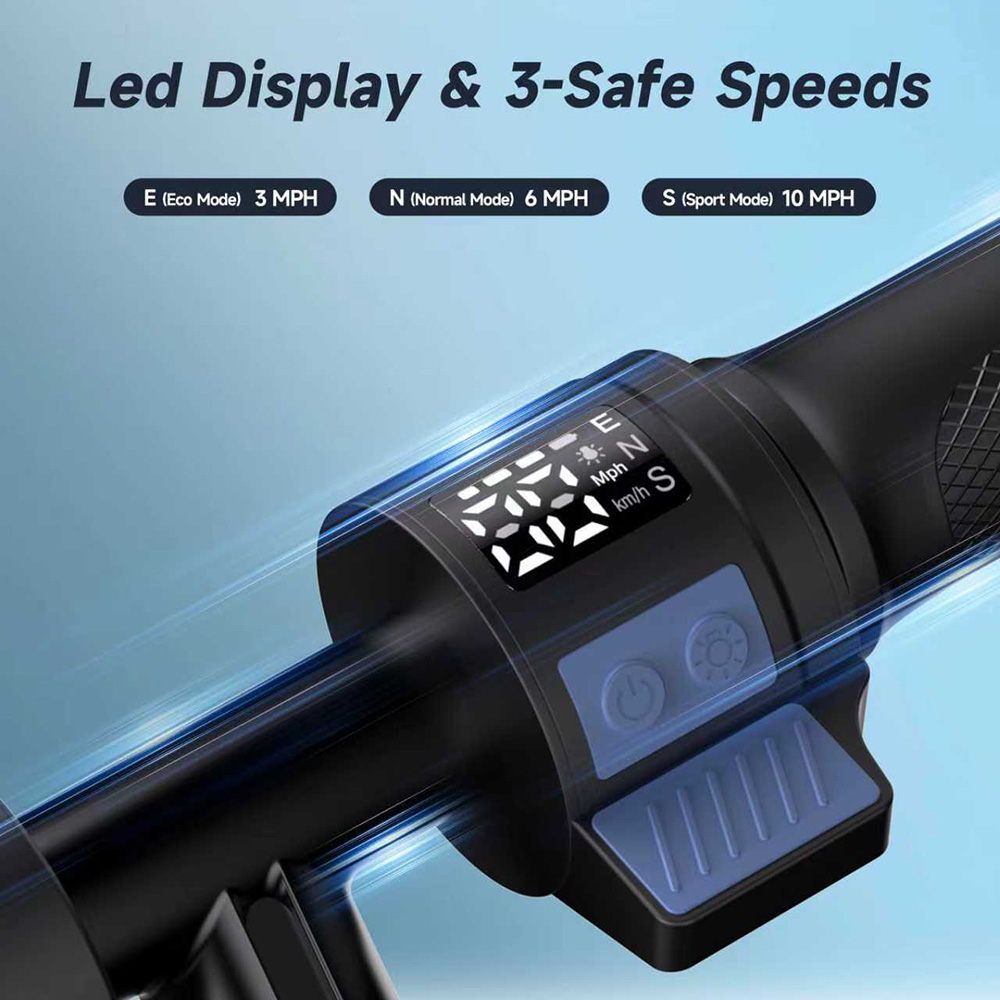 K2 Pro Electric Scooter for Kids, 150W Motor, 18V 2.6Ah Battery, Max Speed ​​15km/h, Hand and Foot Brakes, Magnetic Charging, LED Display - Orange