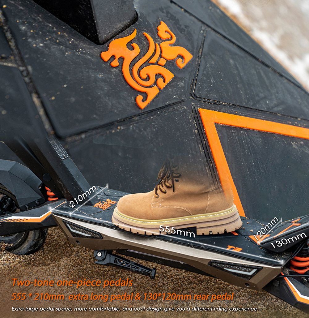 Patinete eléctrico KuKirin T3, motor de 800 W, batería de 48 V 15,6 Ah, neumáticos de 10 pulgadas, velocidad máxima 45 km/h, autonomía 58 km, frenos de disco delanteros y traseros, amortiguador de cuatro brazos