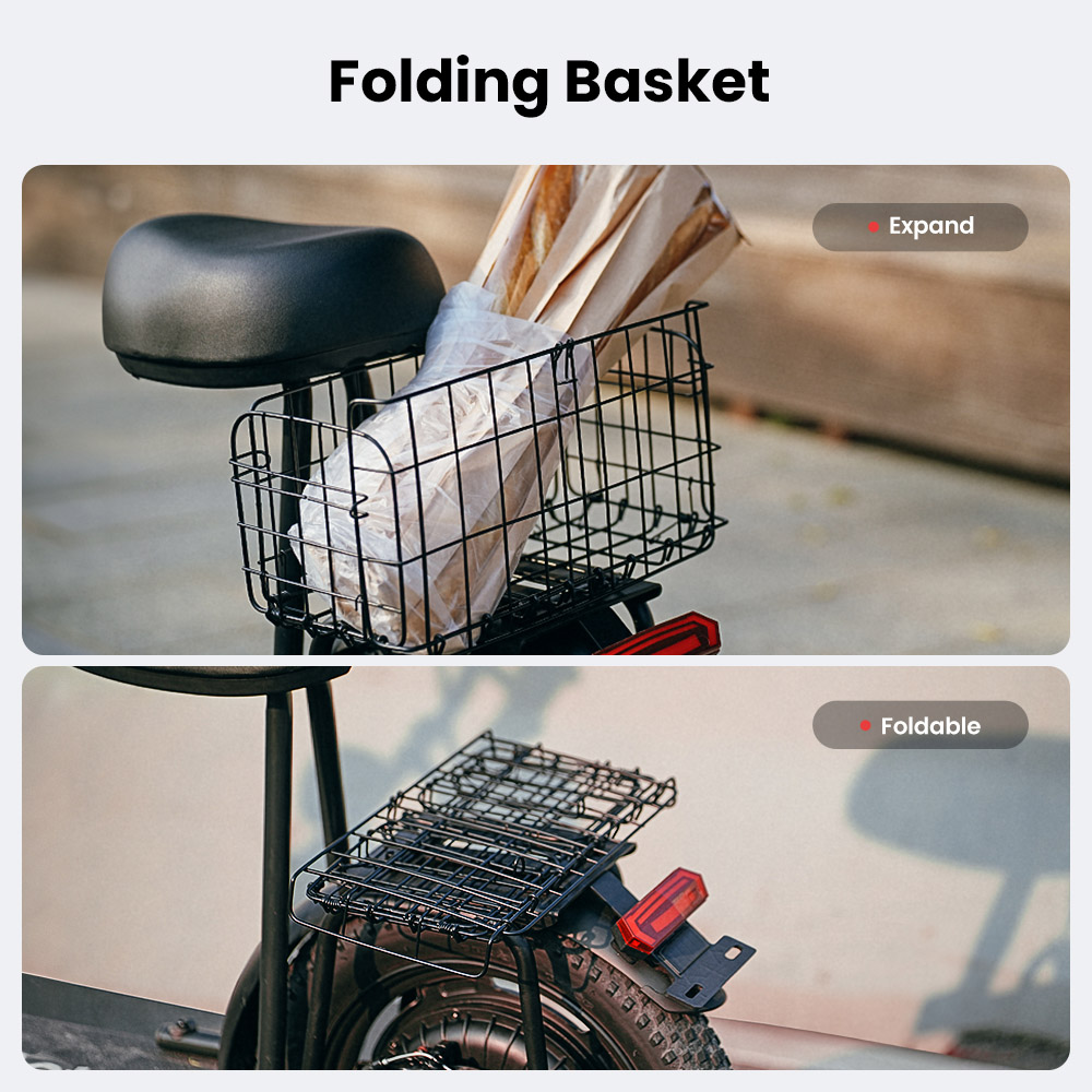 iScooter F7 elscooter, 1000 W motor, 48 V 10,4 Ah batteri, 16 tums däck, maxhastighet 45 km/h, räckvidd 50 km, skivbromsar fram och bak, framgaffel stötdämpare