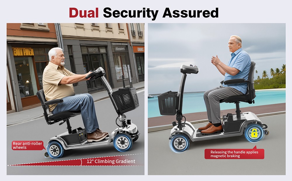 Trotineta Unificare Unagi, Motor 250 W, Baterie 24 V 12 Ah, Anvelope 8 inch, Viteza maxima 6 km/h, Autonomie 20 km, Frana magnetica, Sarcina maxima 190 kg - Argintiu