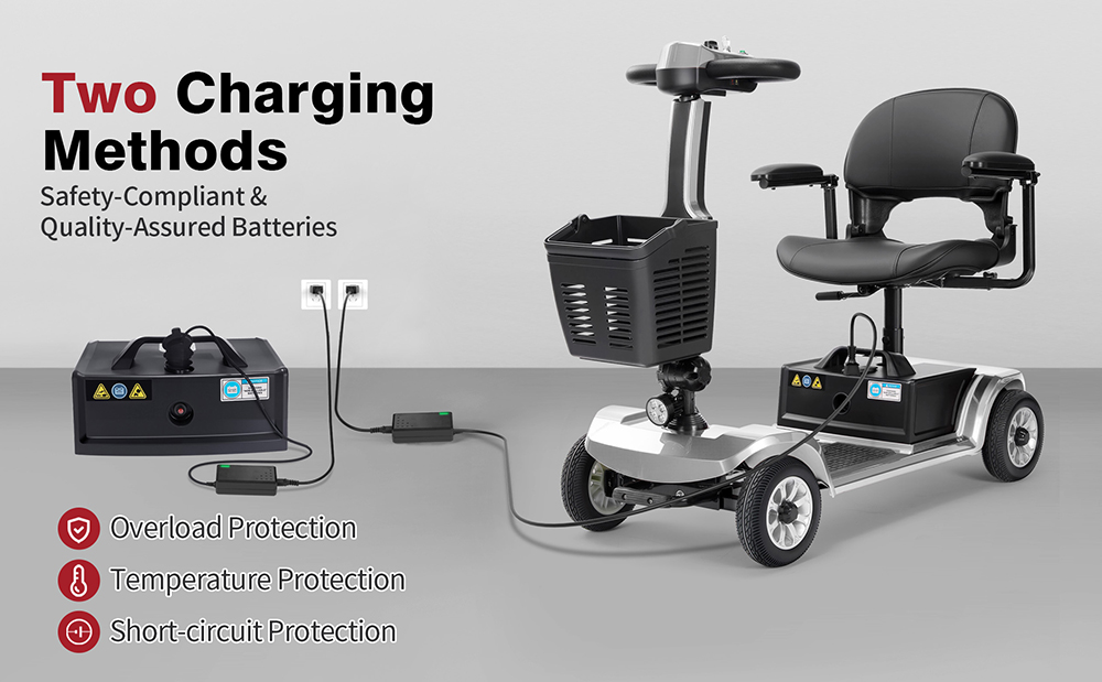 Trotineta Unificare Unagi, Motor 250 W, Baterie 24 V 12 Ah, Anvelope 8 inch, Viteza maxima 6 km/h, Autonomie 20 km, Frana magnetica, Sarcina maxima 190 kg - Argintiu