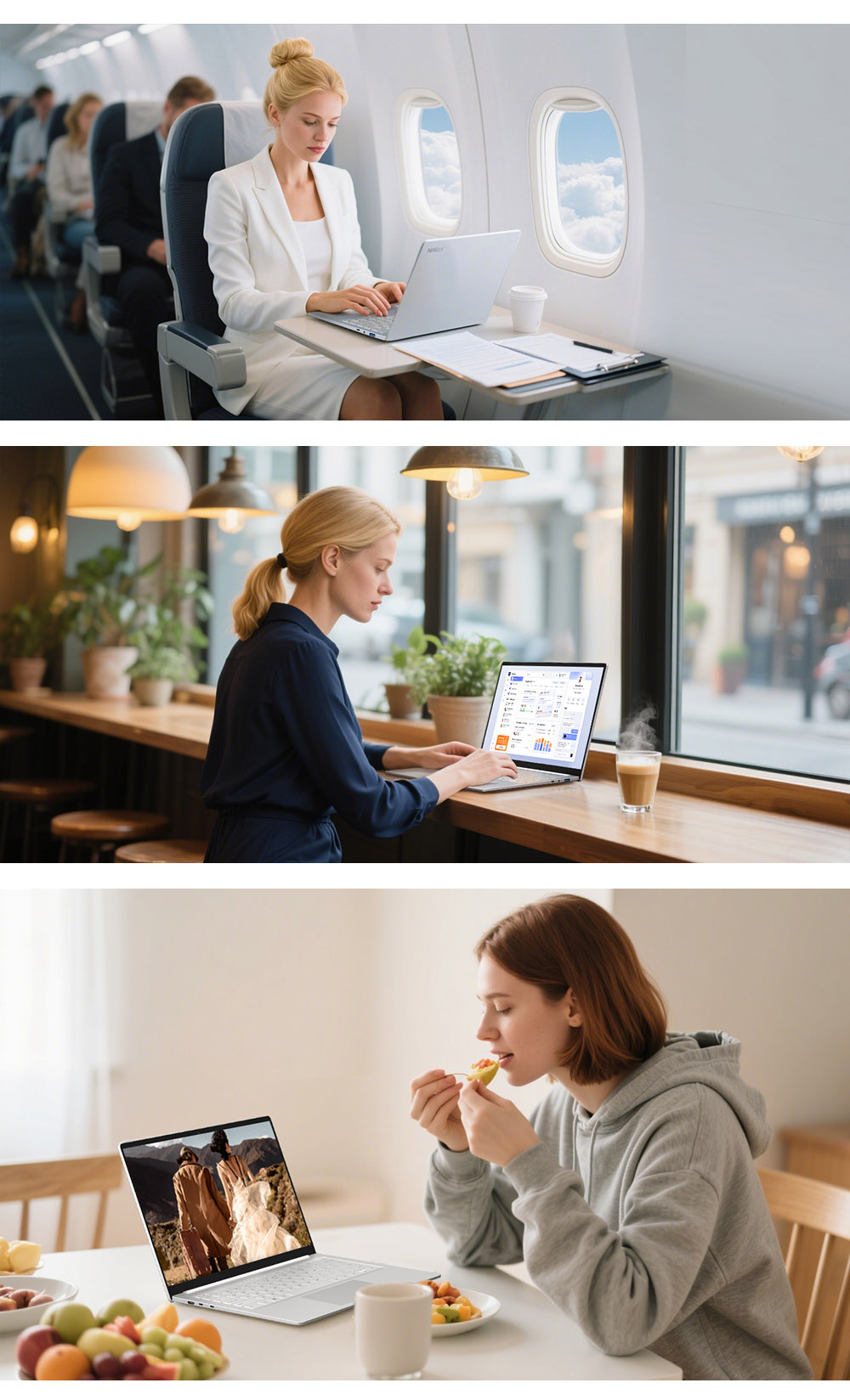 Ordinateur portable Ninkear S14, écran 14 pouces 2240 x 1400, processeur AMD Ryzen 7535HS 6 cœurs cadencé à 4,55 GHz maximum, RAM LPDDR5 16 Go, SSD 1 To, Wi-Fi 6, Bluetooth 5.3, batterie 5195 mAh, 2 ports Type-C (fonctionnalités complètes), 1 port Type-C (données uniquement), 1 port USB 3.0, 1 port HDMI, 1 port LAN 1G, 1 port audio 3,5 mm