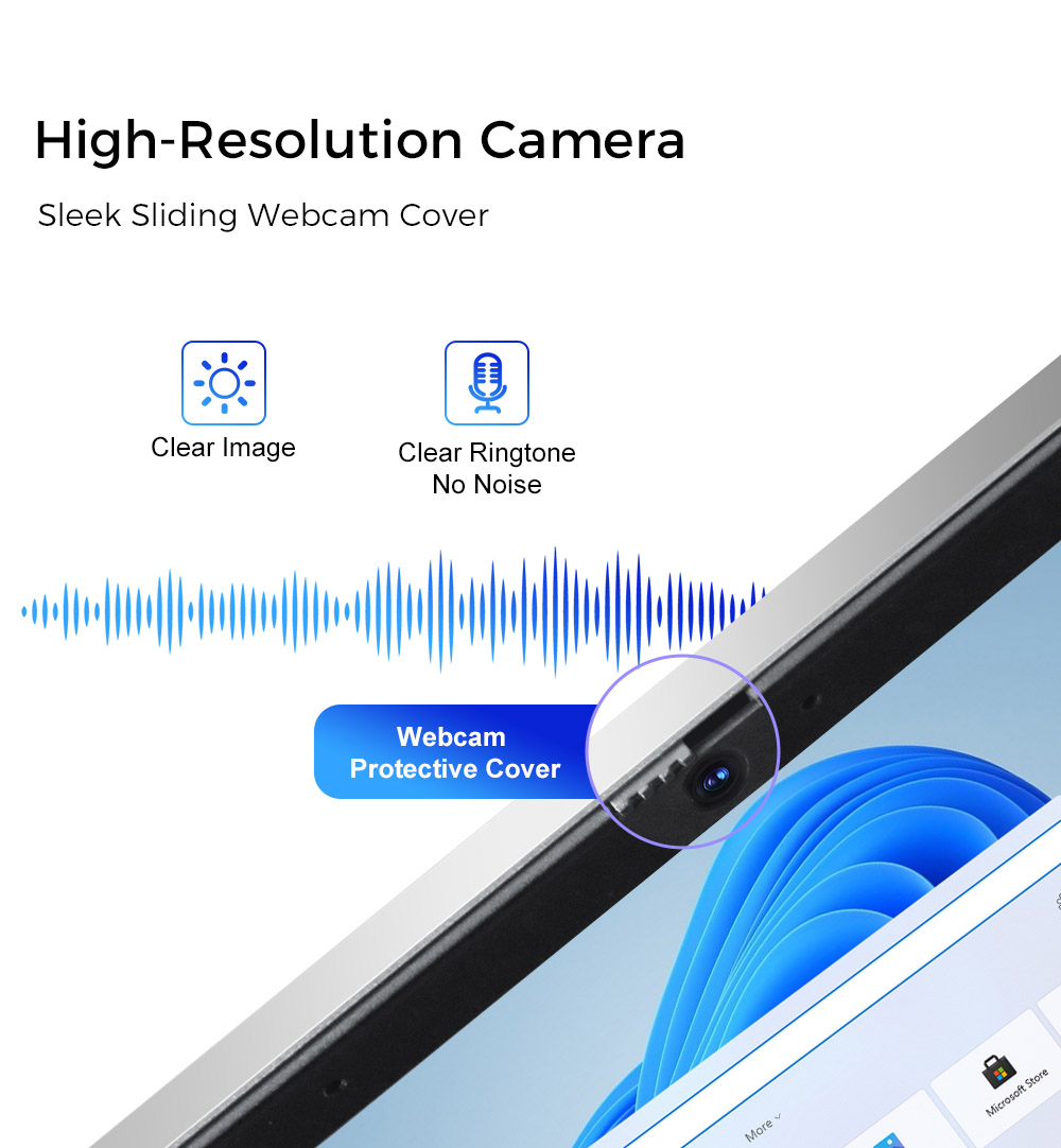 Ordinateur portable Ninkear S14, écran 14 pouces 2240 x 1400, processeur AMD Ryzen 7535HS 6 cœurs cadencé à 4,55 GHz maximum, RAM LPDDR5 16 Go, SSD 1 To, Wi-Fi 6, Bluetooth 5.3, batterie 5195 mAh, 2 ports Type-C (fonctionnalités complètes), 1 port Type-C (données uniquement), 1 port USB 3.0, 1 port HDMI, 1 port LAN 1G, 1 port audio 3,5 mm