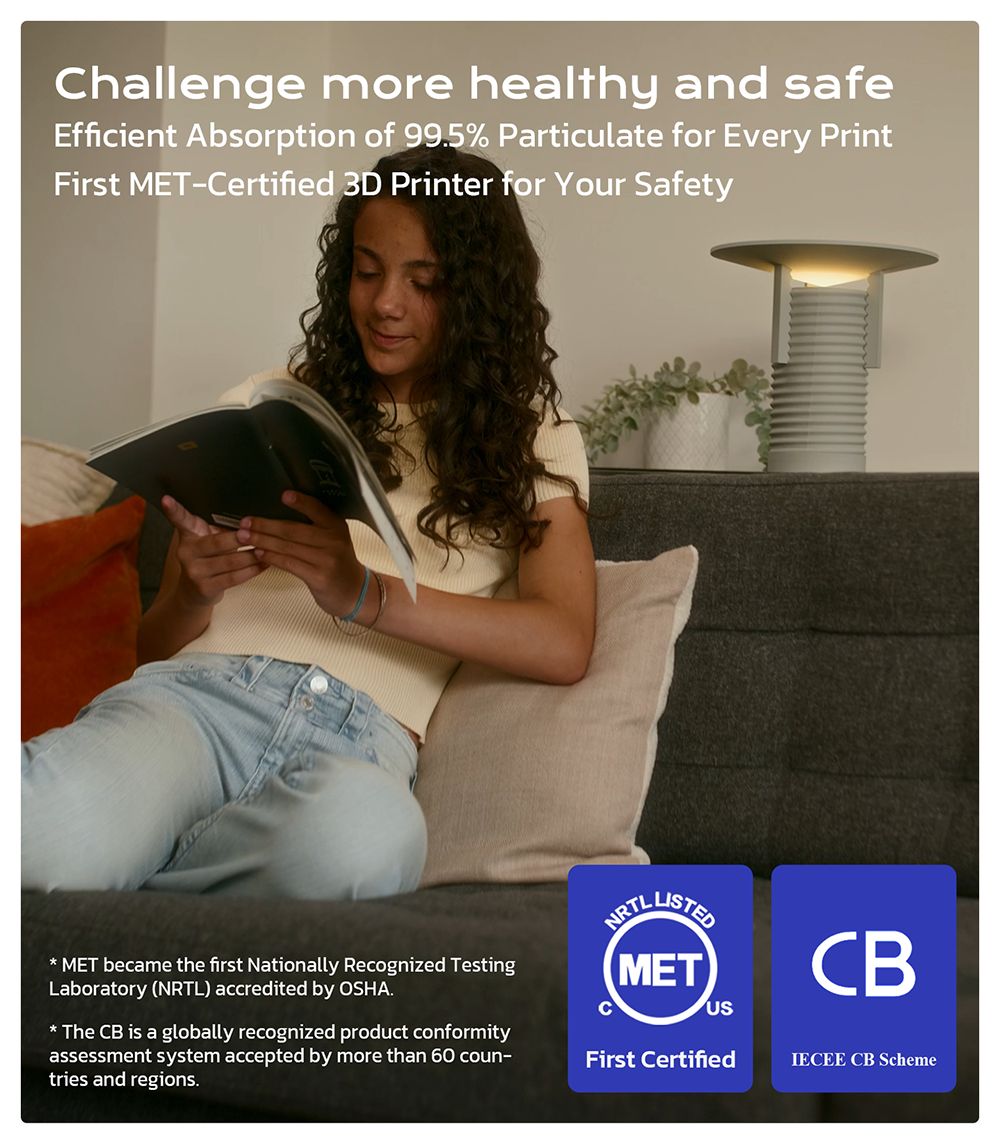 QIDI TECH Q2 3D-printer, høj hastighed 600 mm/s, varmehoved 370°C, lukket kammer 65°C, automatisk nivellering, AI-kamera, stor byggevolumen 270×270×256 mm, kompatibel med PLA/ABS/PETG/TPU og avancerede materialer