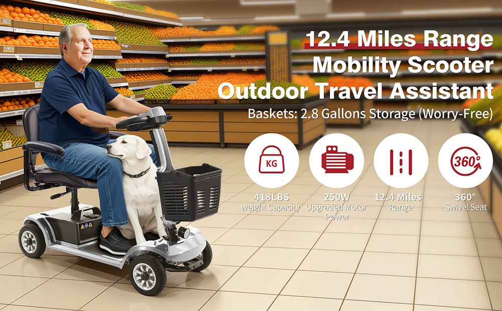 Trotineta Unificare Unagi, Motor 250 W, Baterie 24 V 12 Ah, Anvelope 8 inch, Viteza maxima 6 km/h, Autonomie 20 km, Frana magnetica, Sarcina maxima 190 kg - Argintiu