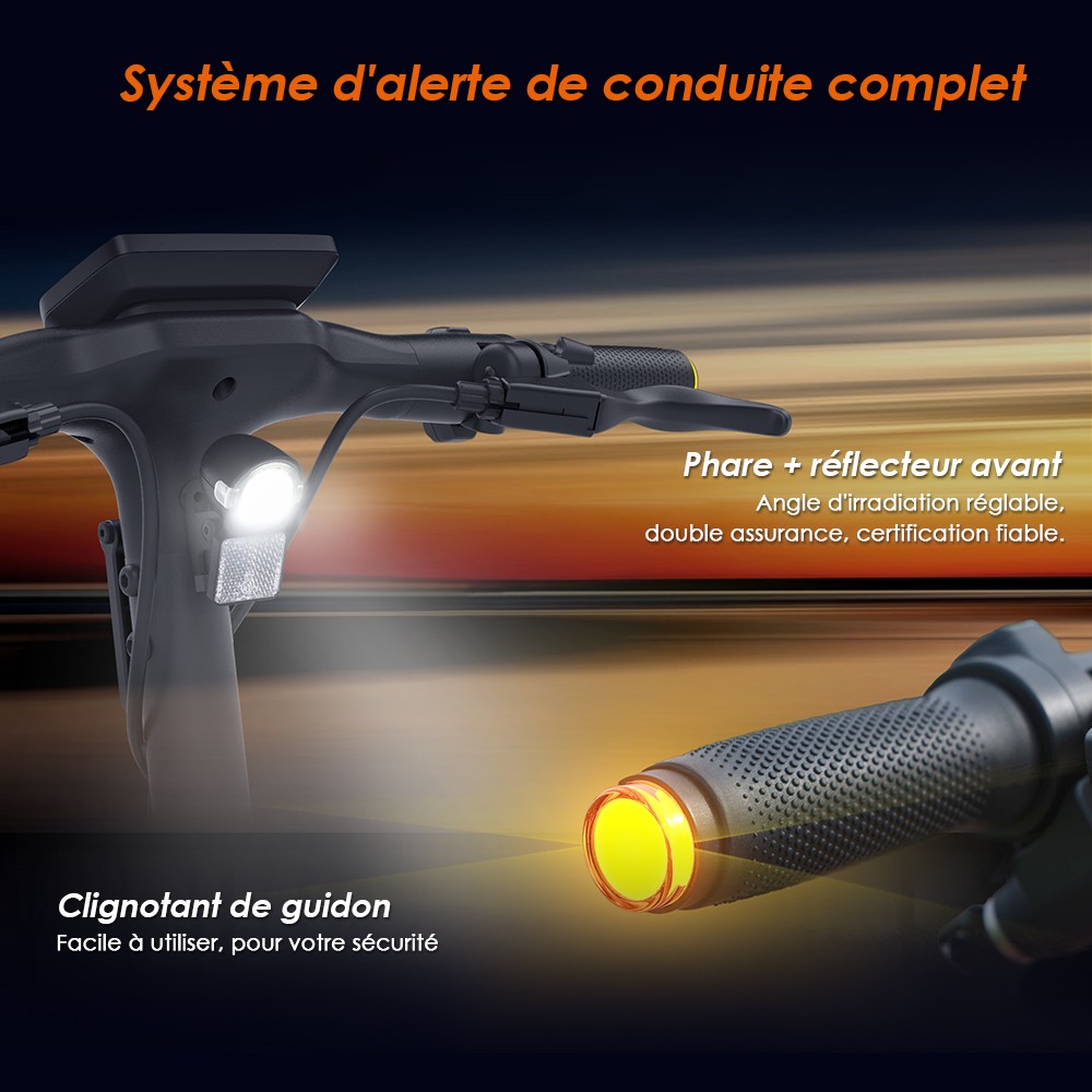 Πτυσσόμενο ηλεκτρικό σκούτερ Kukirin A1, κινητήρας 800W, μπαταρία 48V 13Ah, Ελαστικό κενού 10 ιντσών, μέγιστη ταχύτητα 45km/h, αυτονομία 45km, μπροστινά και πίσω δισκόφρενα, εμπρός και πίσω αμορτισέρ