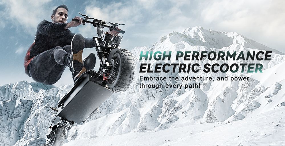 Skuter elektryczny FENGQS GT8 PRO, silnik 2800 W x 2, akumulator 67,2 V 38 Ah, opony 11 cali, prędkość maksymalna 80 km/h, zasięg 90 km, hydrauliczne hamulce tarczowe, podwójne zawieszenie, wyświetlacz LCD