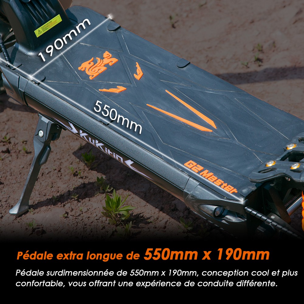 (2025 version) KuKirin G2 Master Electric Scooter, All-Terrain Pneumatiska däck 10