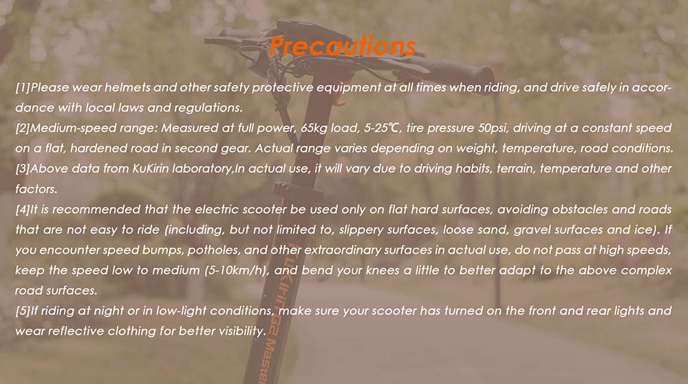 (2025 version) KuKirin G2 Master Electric Scooter, All-Terrain Pneumatiska däck 10