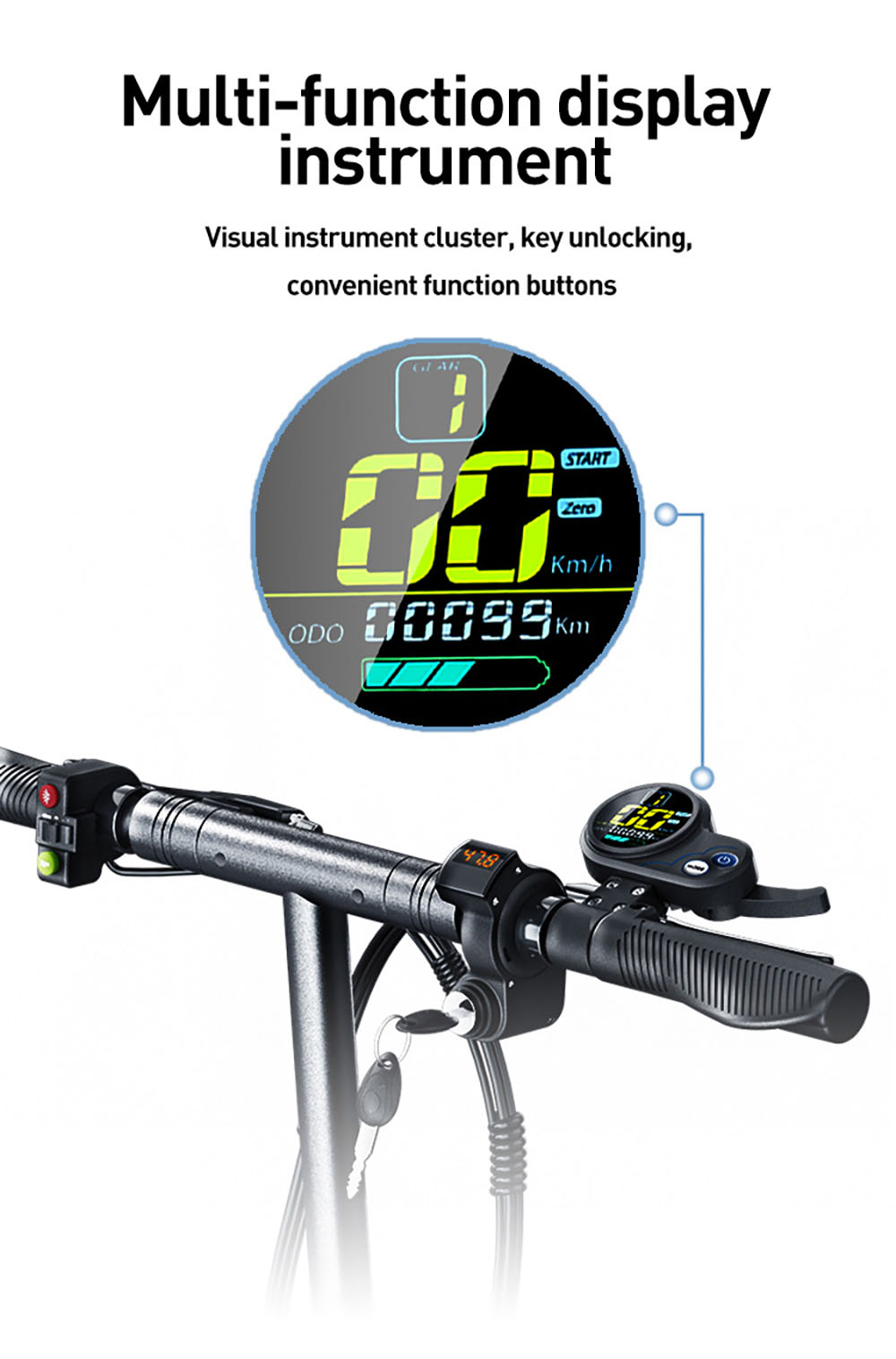 Hulajnoga elektryczna JOYOR Y6-S, akumulator 18 Ah, silnik 500 W, zasięg do 60 km, koła 10 cali, prędkość maksymalna 40 km/h