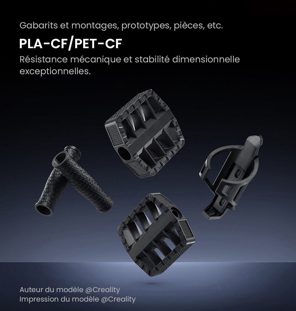 3D Creality K1C nyomtató, maximális sebesség 600 mm/s, AI kamera, gyors cserélési fúvóka, teljes egészében fémben, szénszálas nyomatok, légszűrő és csendes módban