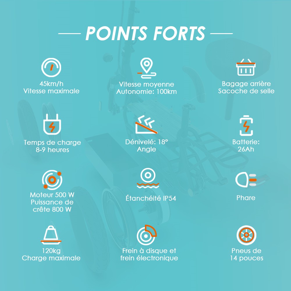 (Uppgraderad version) KuKirin C1 Pro elektrisk skoter, 500W motor, 48V 26Ah batteri, 14 tums luftdäck, maxhastighet 45km, räckvidd 100km, hopfällbar med ett klick, baksäte och främre förvaringskorg, backspegel