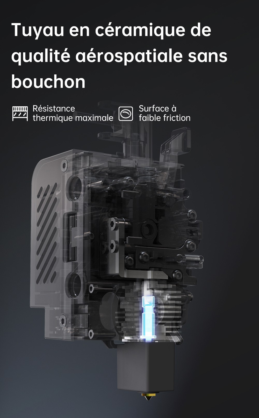 Stampante 3D ANYCUBIC KOBRA S1 COMBO, stampa a 8 colori vivaci, velocità super veloce 600 mm/s, livellamento automatico, testina di stampa 320°C, ultra silenziosa 44 dB, struttura CoreXY, 250 x 250 x 250 mm