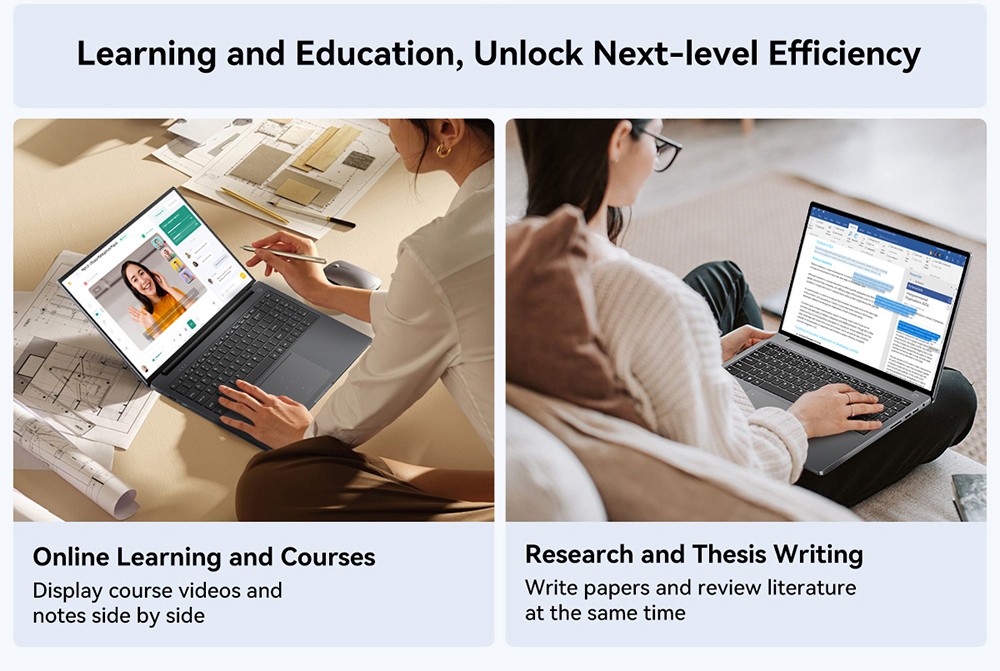 Blackview Acebook 12 Bärbar dator, 16 tum 1920*1200 IPS-skärm, Intel Core i5-1030NG7 4-Core Max 3,5GHz, 16GB RAM 512GB SSD, WiFi 5 Bluetooth 4.2, 1*Full Type-C, 2*USB 3.2,*MI. Kort, 1*Ljuduttag, 57 Wh batteri