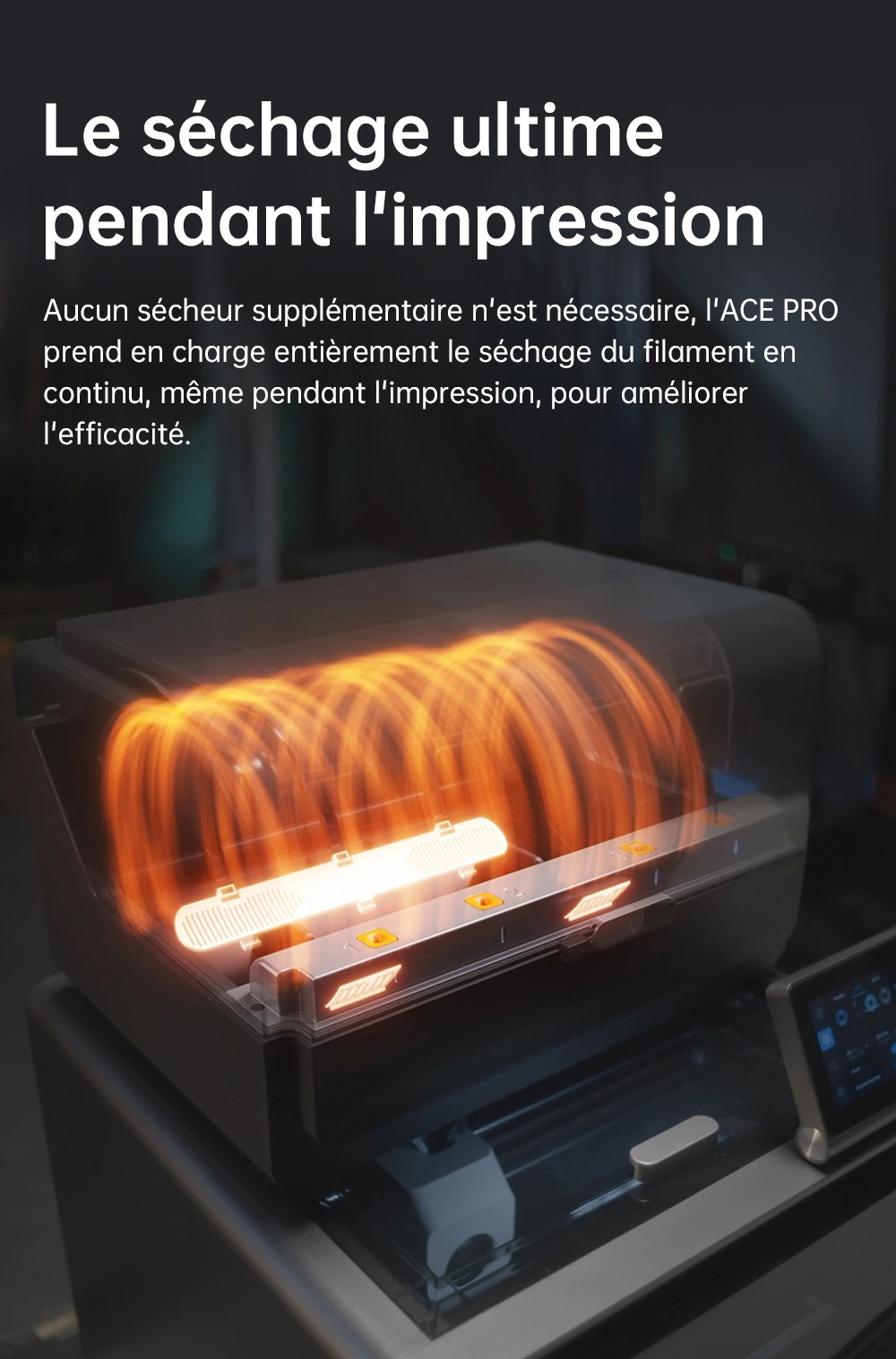 Stampante 3D ANYCUBIC KOBRA S1 COMBO, stampa a 8 colori vivaci, velocità super veloce 600 mm/s, livellamento automatico, testina di stampa 320°C, ultra silenziosa 44 dB, struttura CoreXY, 250 x 250 x 250 mm