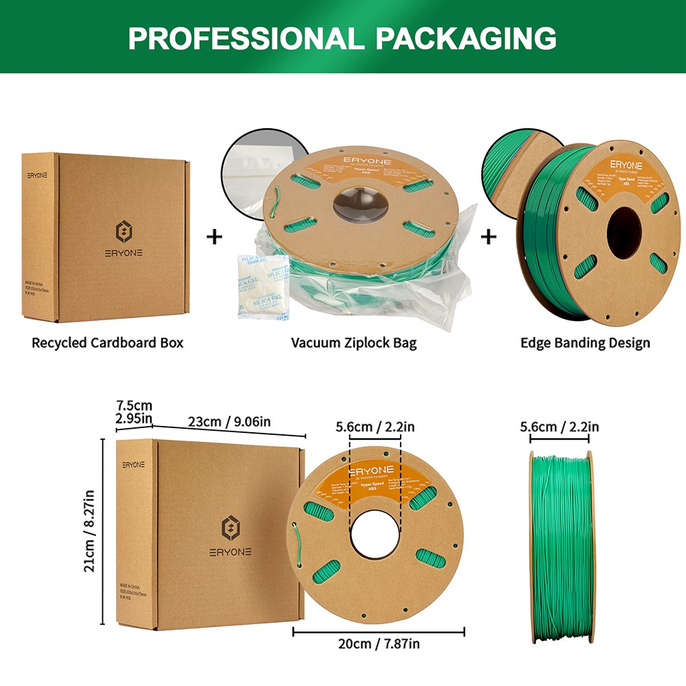 Hoge snelheid abs eryone 1 kg - groen
