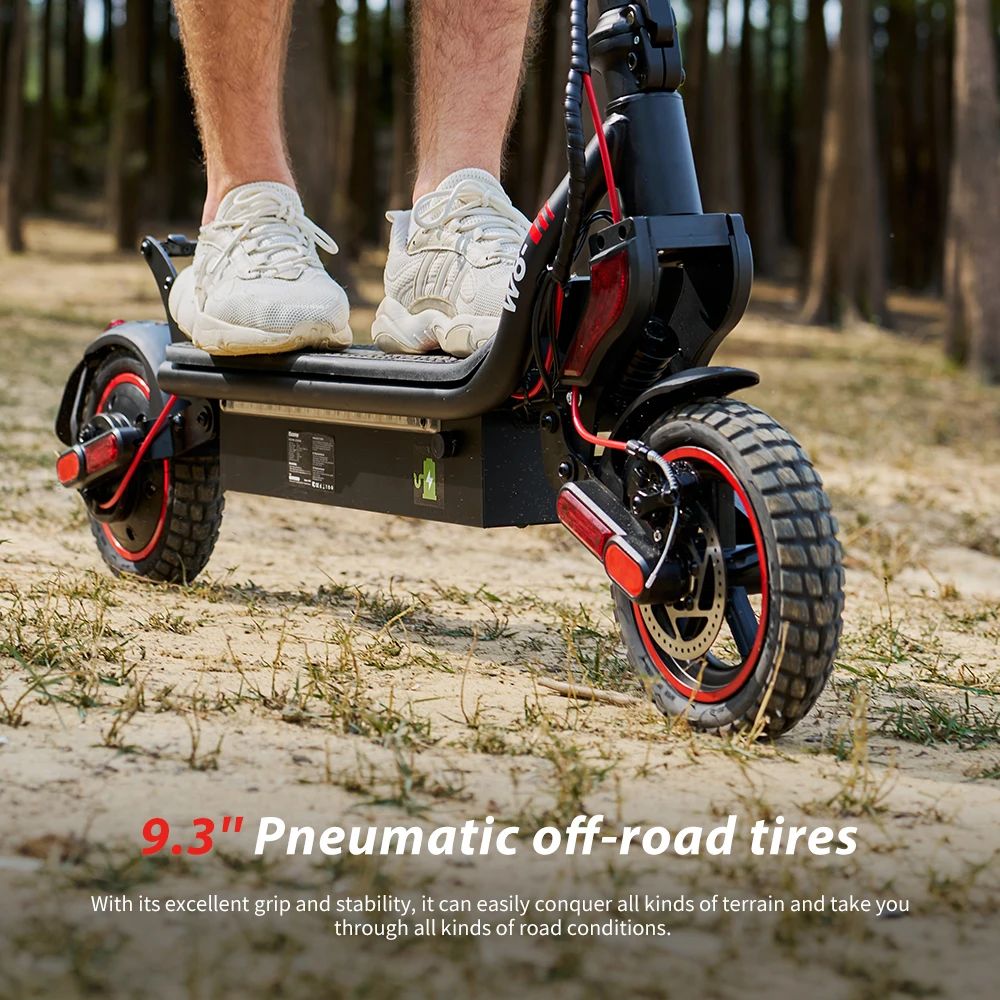 iScooter W8 Electric Scooter, 500W Motor, 48V 10.4Ah Battery, 9.3 Inch Tire, Max Speed ​​40km/h, Range 40km, Front Disc Brake + Rear Drum Brake, Double Shock Absorption, APP Control