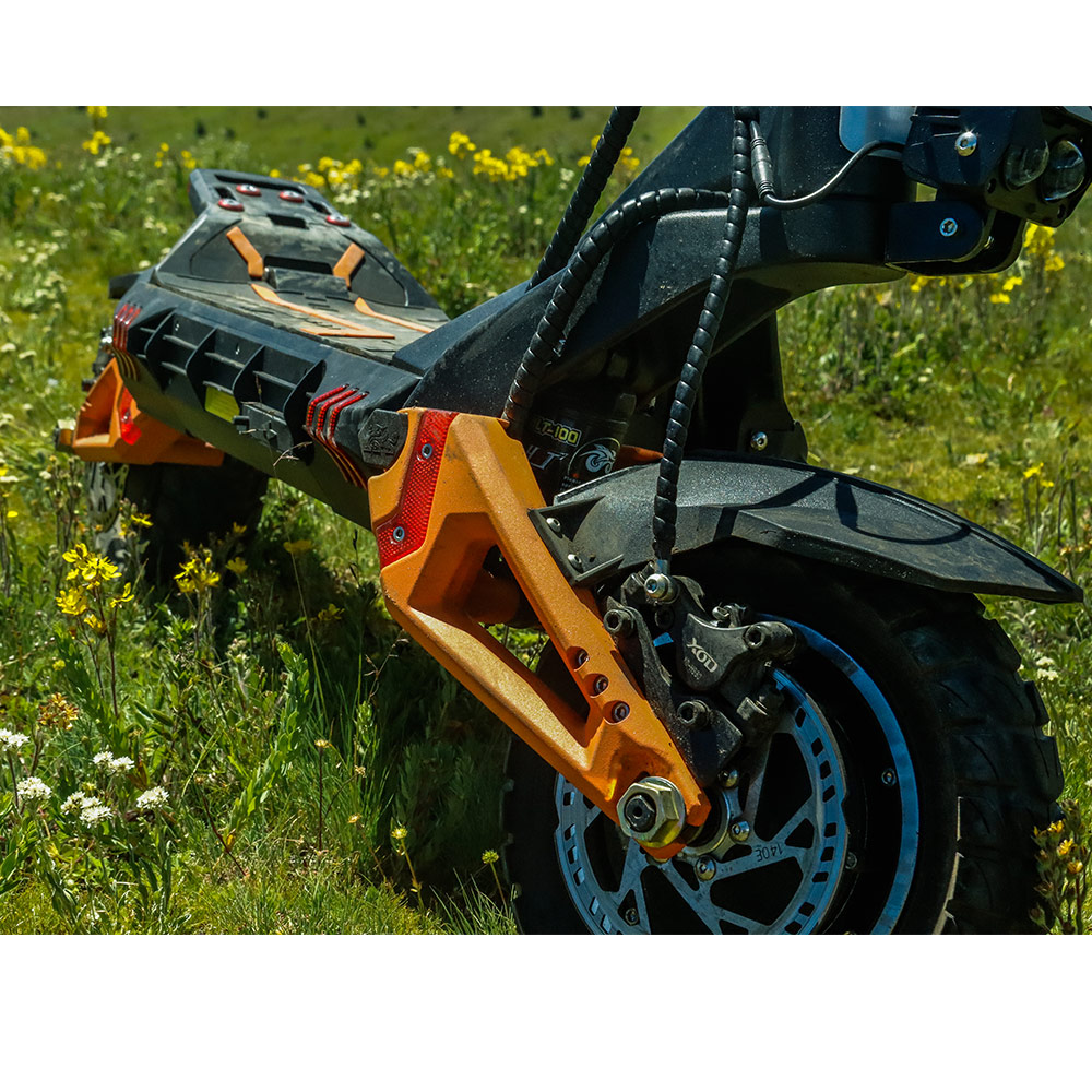 KuKirin G3 Pro 2024 Version 1200W*2 Motor terränggående elskoter 10 tums däck avtagbart batteri 52V 23,2Ah Räckvidd 80km Max hastighet 65km/h Dubbelt hydrauliskt stötdämparsystem IP54 Vattentät dubbel hydraulisk broms