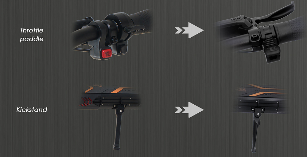 KuKirin G3 Pro 2024 Version 1200W*2 Motor terränggående elskoter 10 tums däck avtagbart batteri 52V 23,2Ah Räckvidd 80km Max hastighet 65km/h Dubbelt hydrauliskt stötdämparsystem IP54 Vattentät dubbel hydraulisk broms