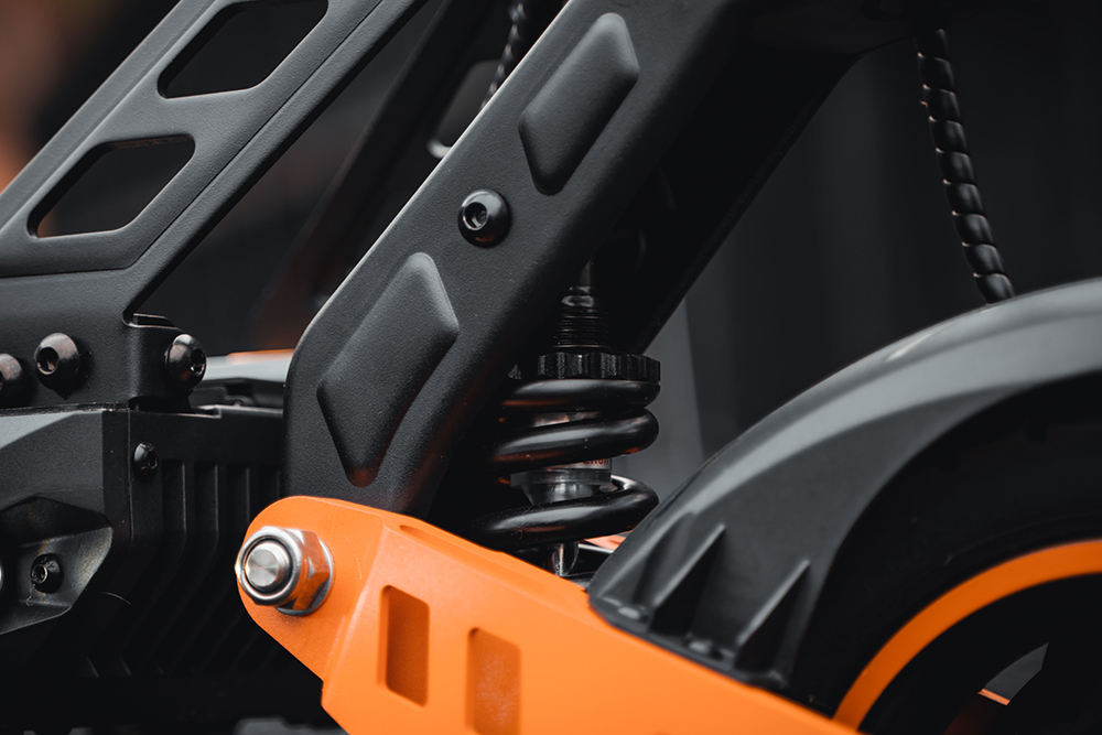 KuKirin G2 Max elskoter 10-tums terrängdäck 1000 W motor Maxhastighet 55 km/h 48 V 20 Ah batteri Räckvidd 80 km Max belastning 120 kg Avtagbar sits Justerbar höjd