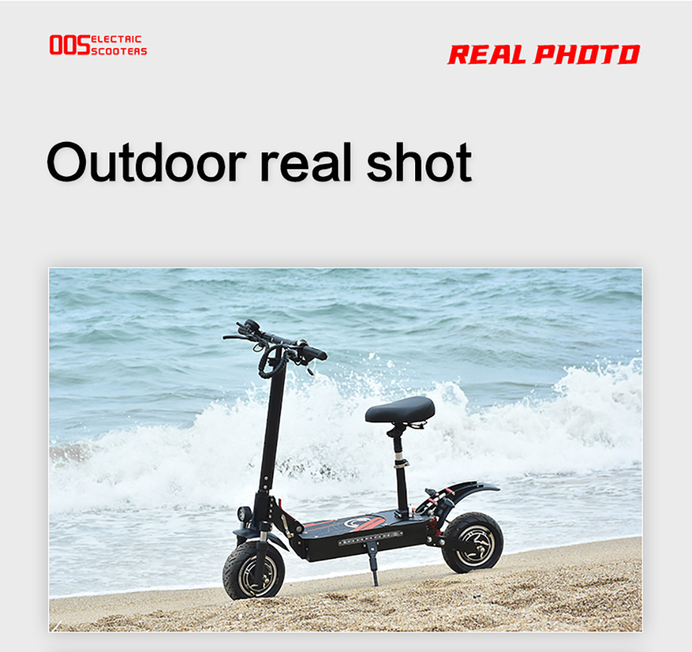 Ηλεκτρικό σκούτερ BOYUEDA Q7 Pro, κινητήρας 2*1600W, μπαταρία 52V 19AH, ελαστικό 10 ιντσών, μέγιστη ταχύτητα 70km/h, αυτονομία 70km, διπλά υδραυλικά δισκόφρενα, μπροστινό υδραυλικό αμορτισέρ και πίσω αμορτισέρ ελατηρίου, έλεγχος APP