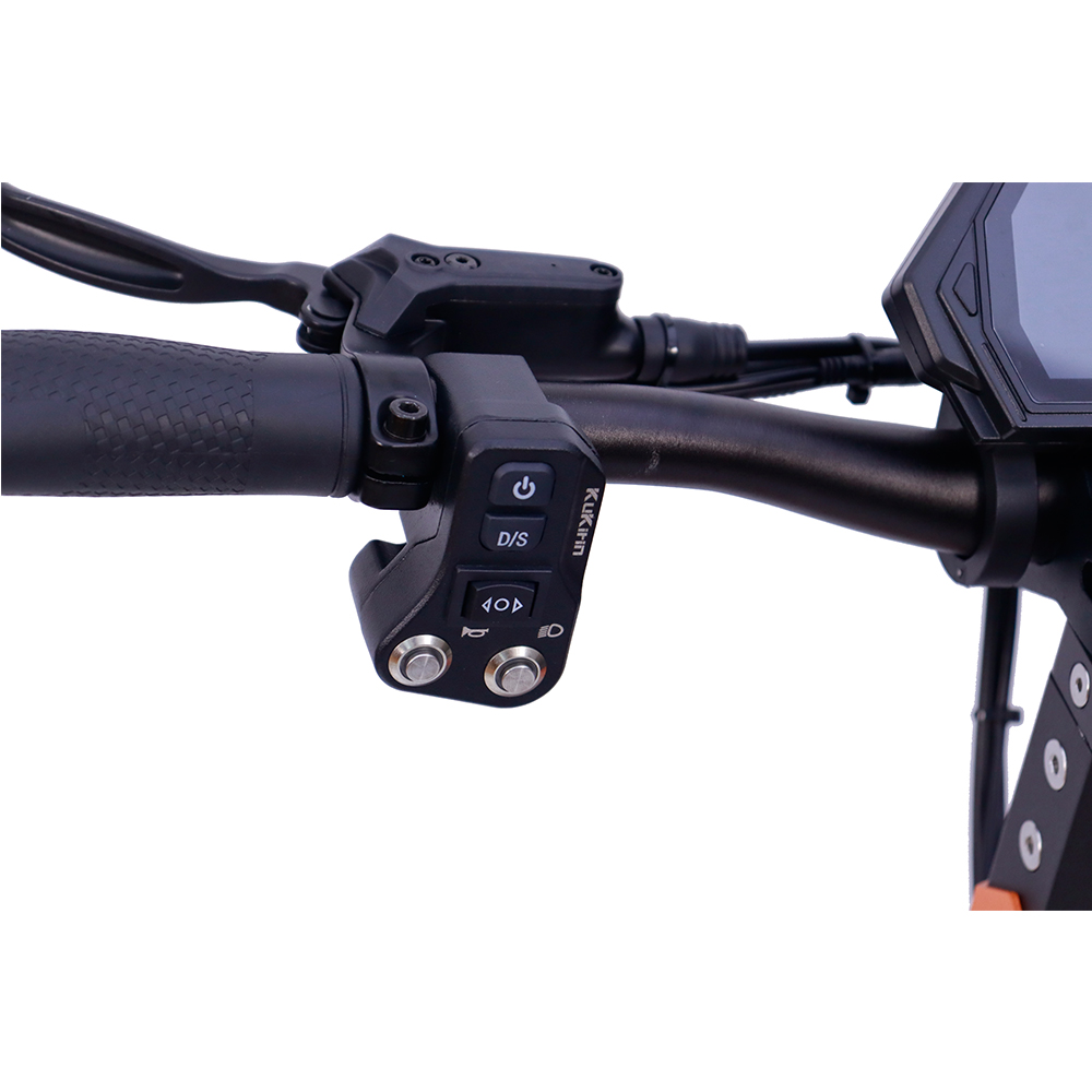 KuKirin G3 Pro 2024 Version 1200W*2 Motor terränggående elskoter 10 tums däck avtagbart batteri 52V 23,2Ah Räckvidd 80km Max hastighet 65km/h Dubbelt hydrauliskt stötdämparsystem IP54 Vattentät dubbel hydraulisk broms