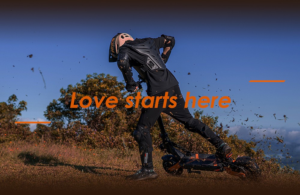 KuKirin G2 Max elskoter 10-tums terrängdäck 1000 W motor Maxhastighet 55 km/h 48 V 20 Ah batteri Räckvidd 80 km Max belastning 120 kg Avtagbar sits Justerbar höjd